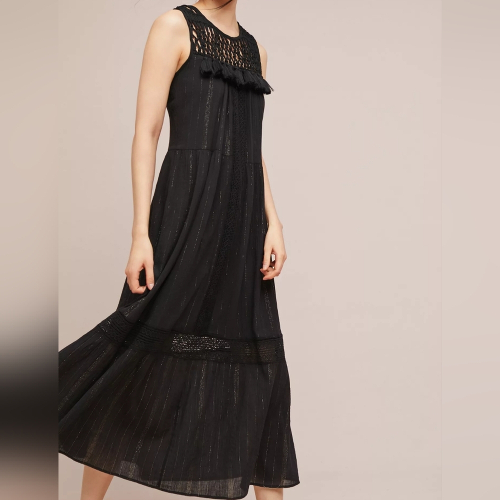 Maeve Anthropologie Abilene Tassel Maxi